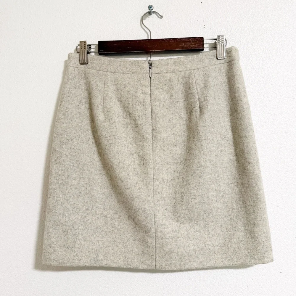 J. Crew Wool Blend Mini Skirt